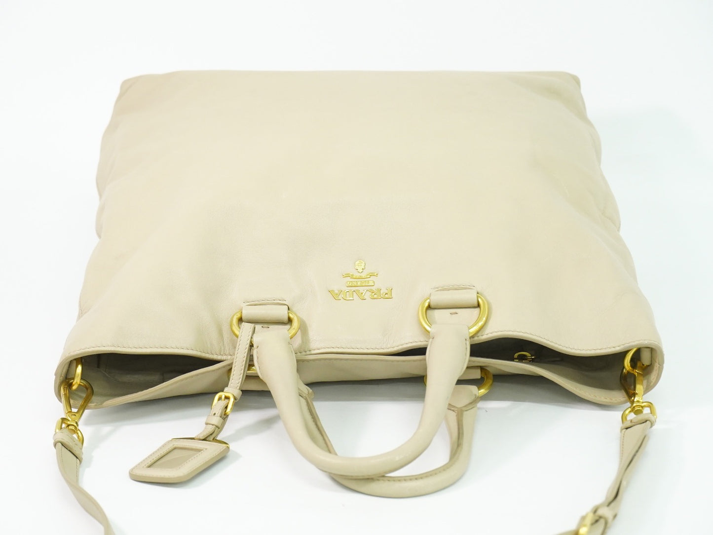 PRADA 2WAY ショルダーバッグ ベージュ