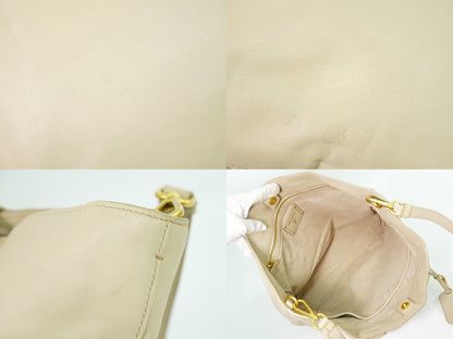 PRADA 2WAY ショルダーバッグ ベージュ