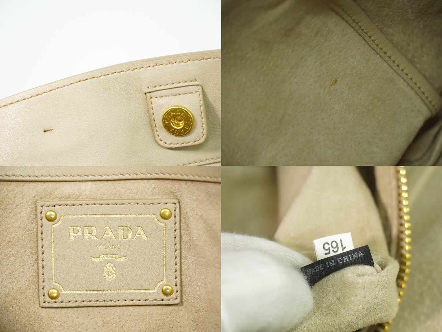 PRADA 2WAY ショルダーバッグ ベージュ