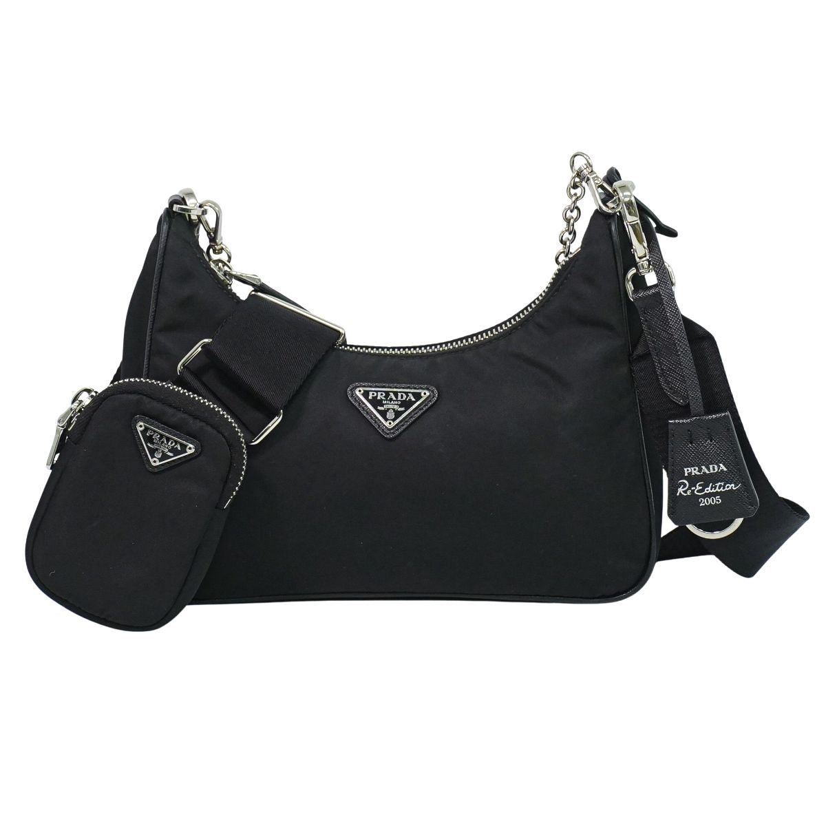 PRADA Re-Edition 2005 2WAY ショルダーバッグ ブラック