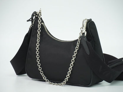 PRADA Re-Edition 2005 2WAY ショルダーバッグ ブラック