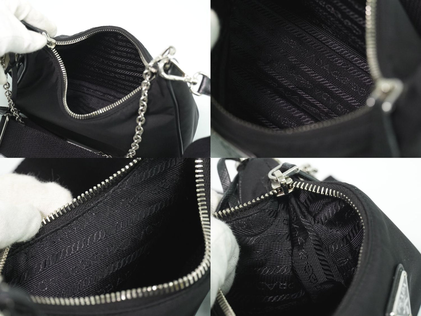 PRADA Re-Edition 2005 2WAY ショルダーバッグ ブラック