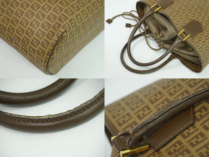 FENDI ズッキーノ トートバッグ ブラウン 8BH240