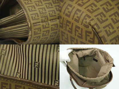 FENDI ズッキーノ トートバッグ ブラウン 8BH240