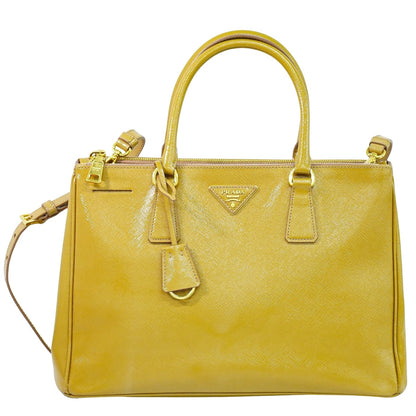 PRADA ガレリア ラージ 2WAY ショルダーバッグ キャメル 1BA274
