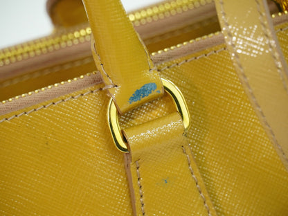 PRADA ガレリア ラージ 2WAY ショルダーバッグ キャメル 1BA274