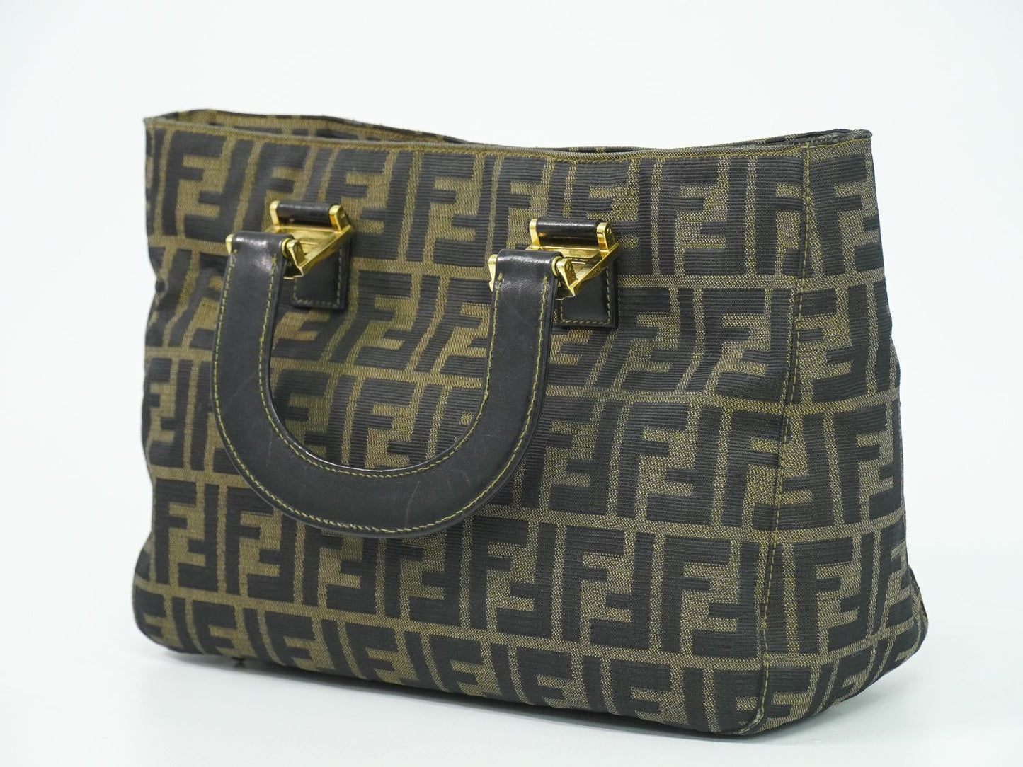 FENDI ズッカ トートバッグ ブラウン