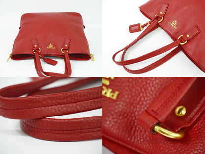 PRADA ショルダーバッグ レッド