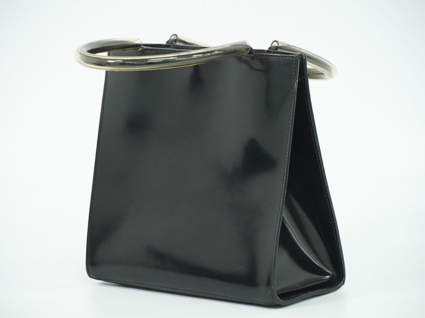 Salvatore Ferragamo パンプス モチーフ ハンドバッグ ブラック