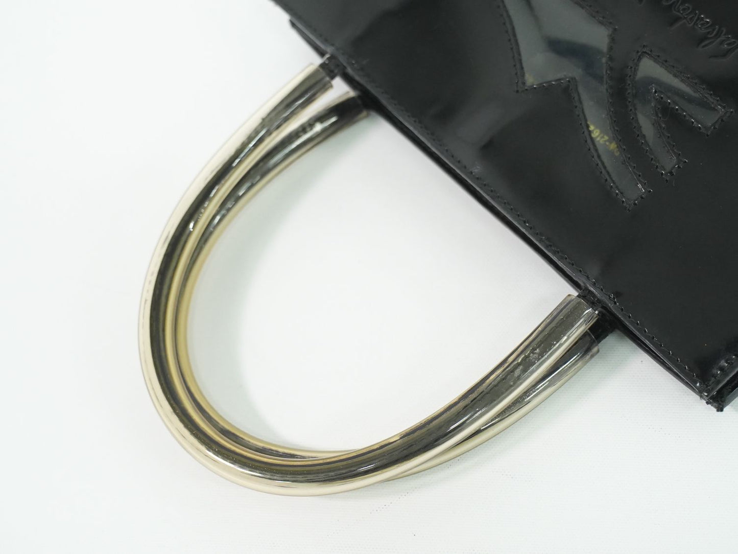 Salvatore Ferragamo パンプス モチーフ ハンドバッグ ブラック