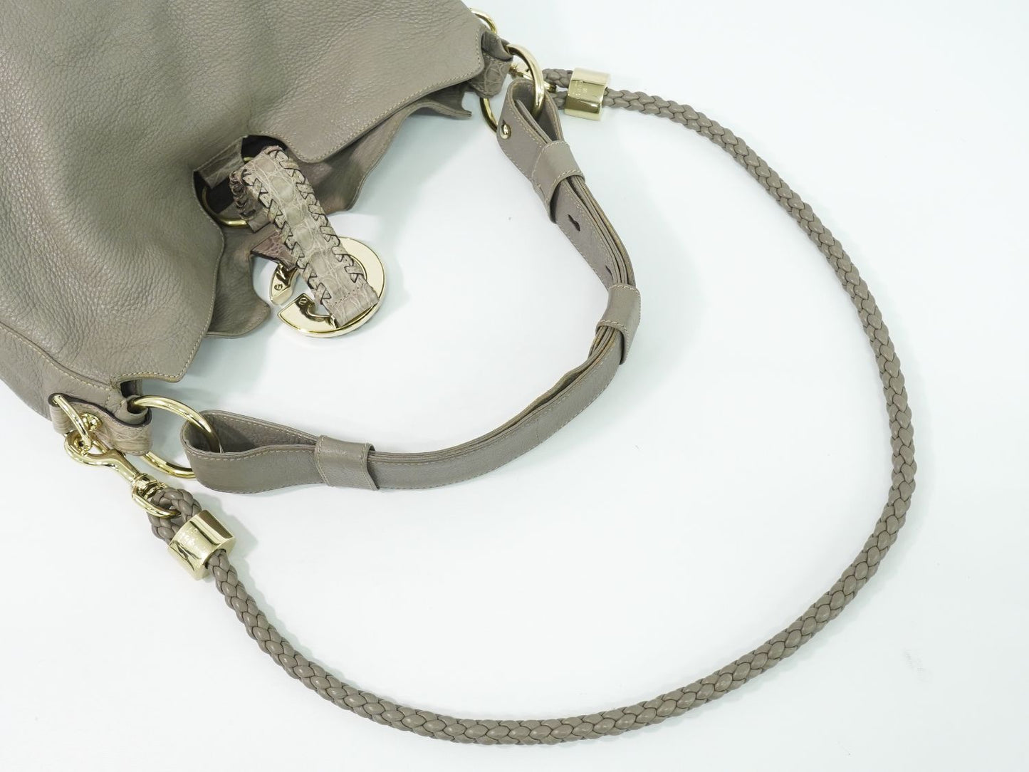 GUCCI Gウェーブ 2WAY ショルダーバッグ グレー 232931