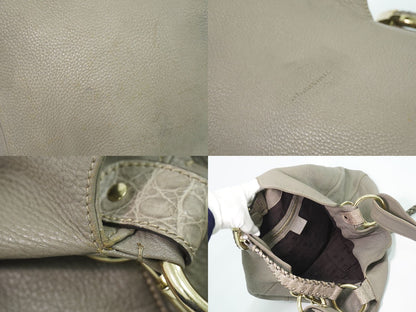 GUCCI Gウェーブ 2WAY ショルダーバッグ グレー 232931