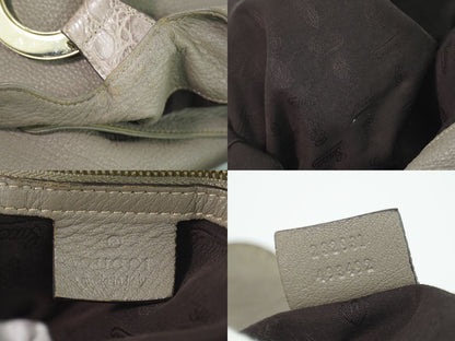 GUCCI Gウェーブ 2WAY ショルダーバッグ グレー 232931