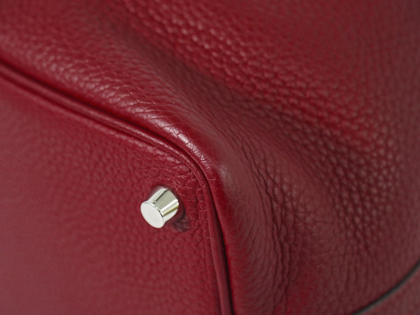 HERMES ピコタンロック PM ハンドバッグ X刻 2016年 ルージュアッシュ