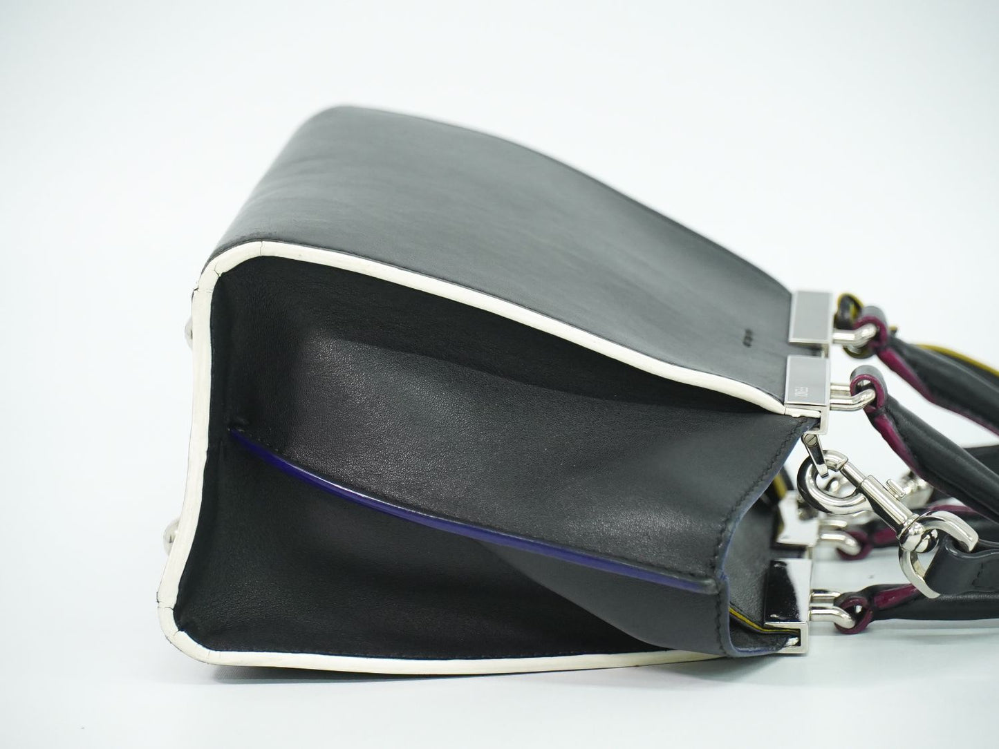 FENDI プチ トロワジュール 2WAY ショルダーバッグ ブラック 8BH333