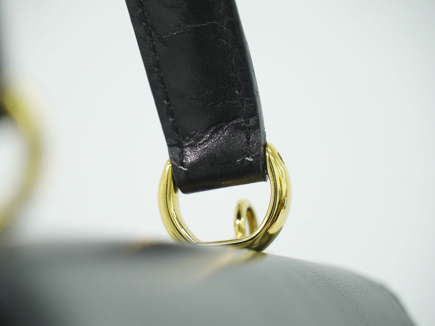 GUCCI レディロック ハンドバッグ ブラック