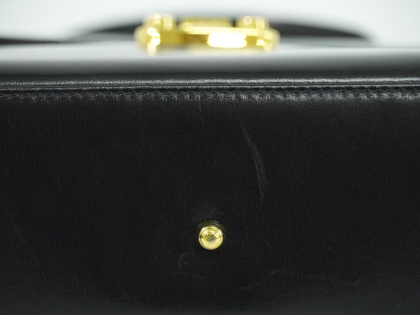 GUCCI レディロック ハンドバッグ ブラック