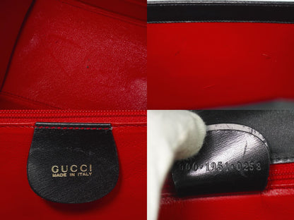 GUCCI レディロック ハンドバッグ ブラック