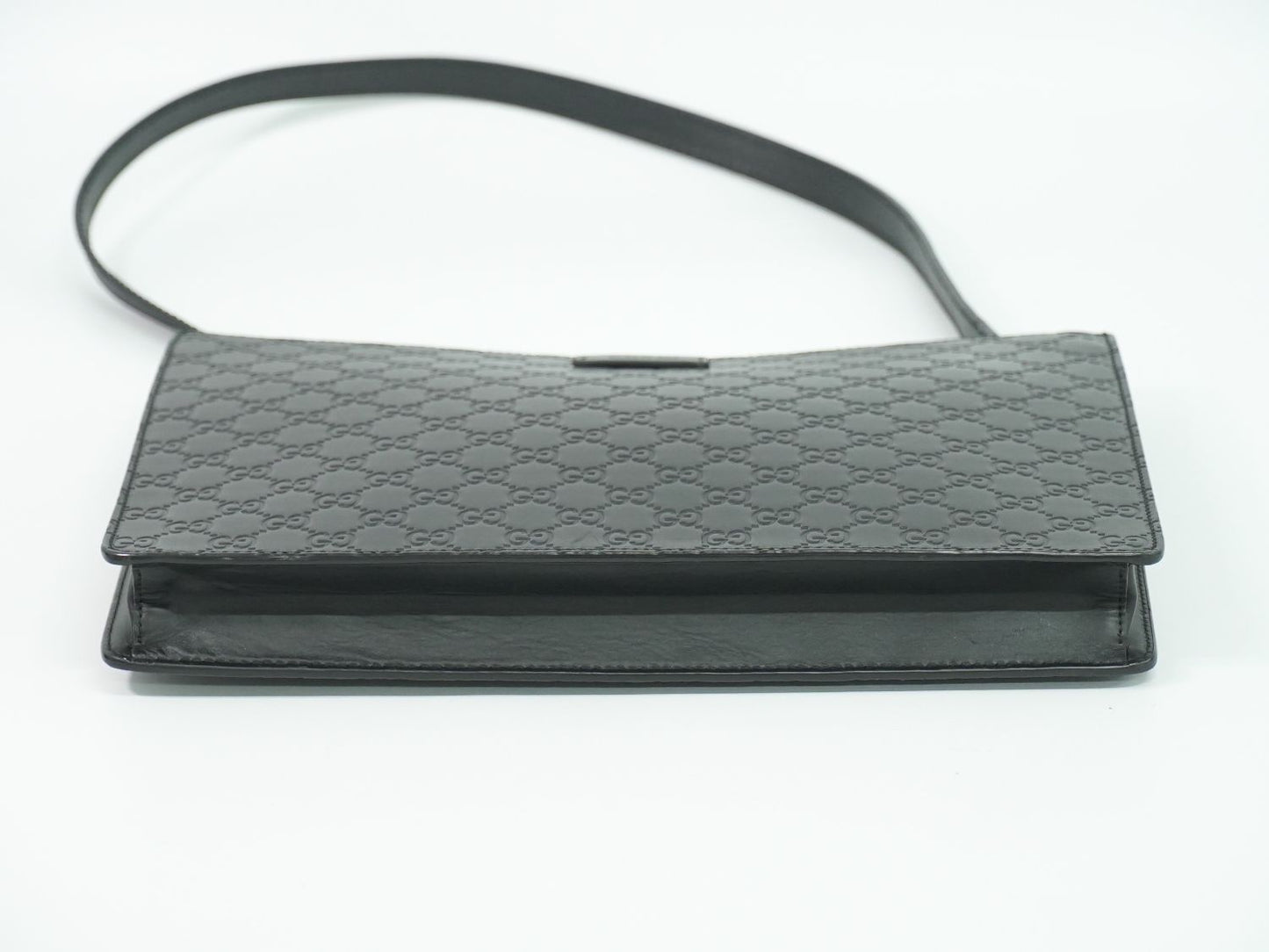 GUCCI グッチシマ レザー 2WAY ショルダーバッグ ブラック 429004
