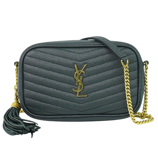 SAINT LAURENT ルー ショルダーバッグ ダークグリーン 612579