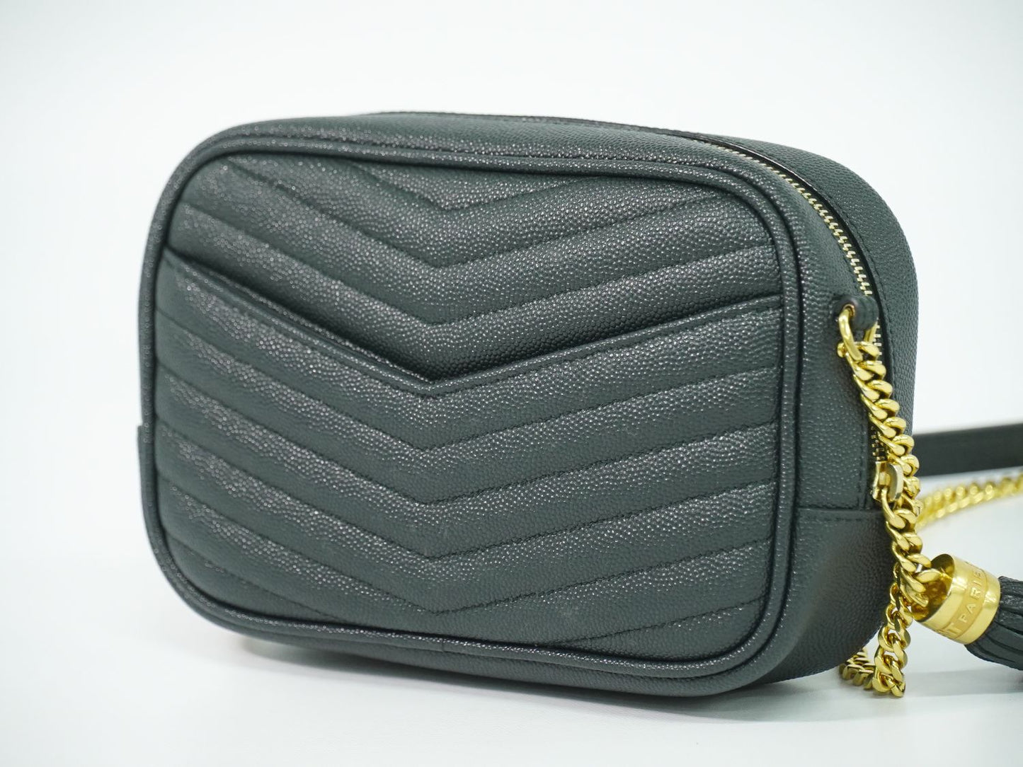 SAINT LAURENT ルー ショルダーバッグ ダークグリーン 612579