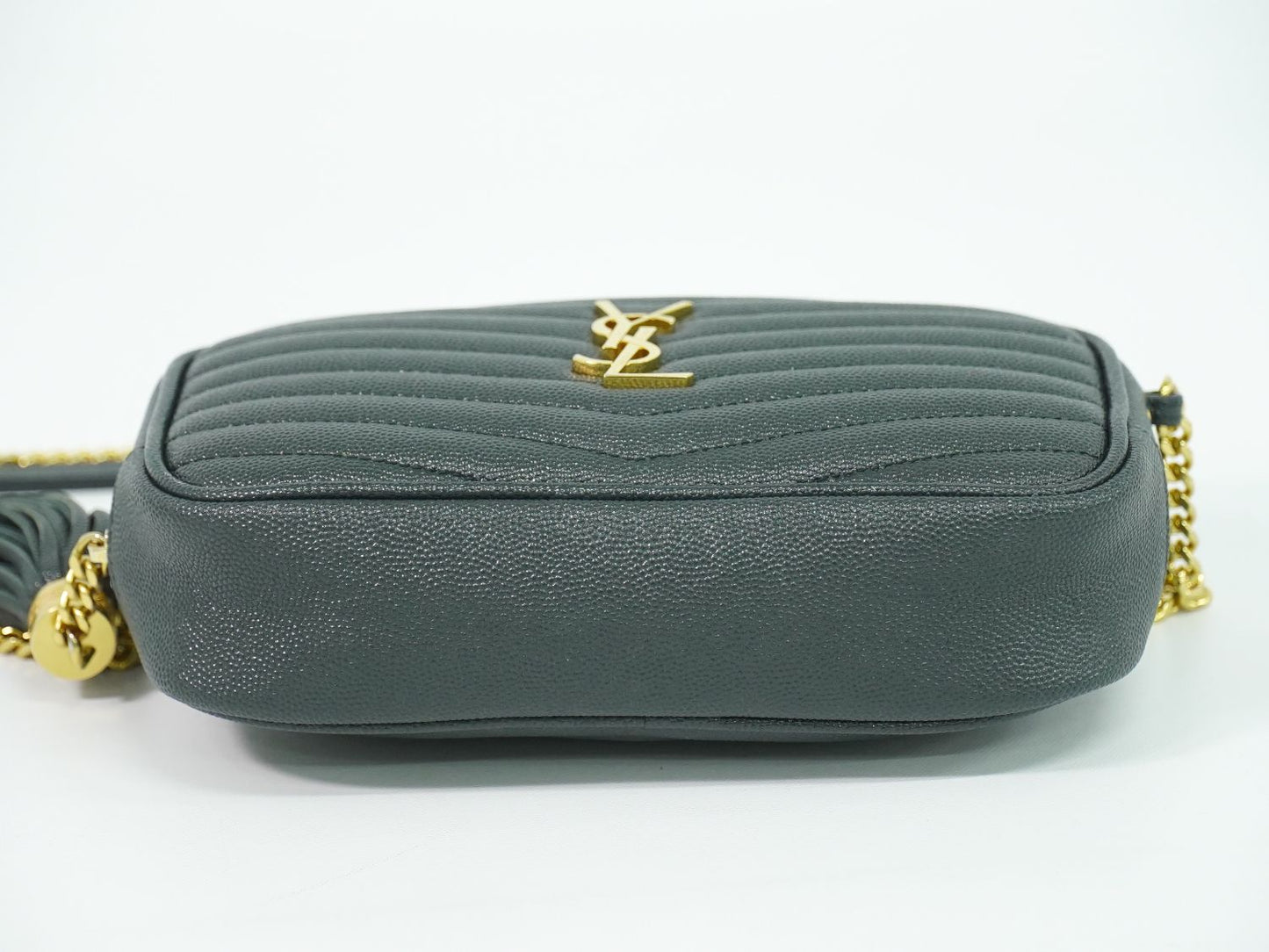 SAINT LAURENT ルー ショルダーバッグ ダークグリーン 612579