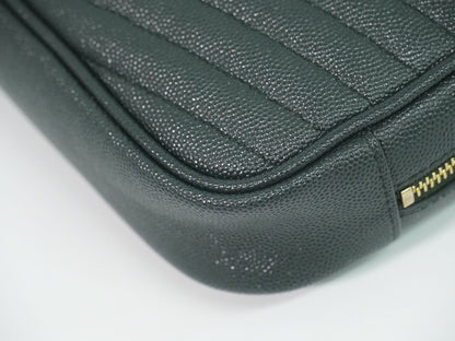 SAINT LAURENT ルー ショルダーバッグ ダークグリーン 612579