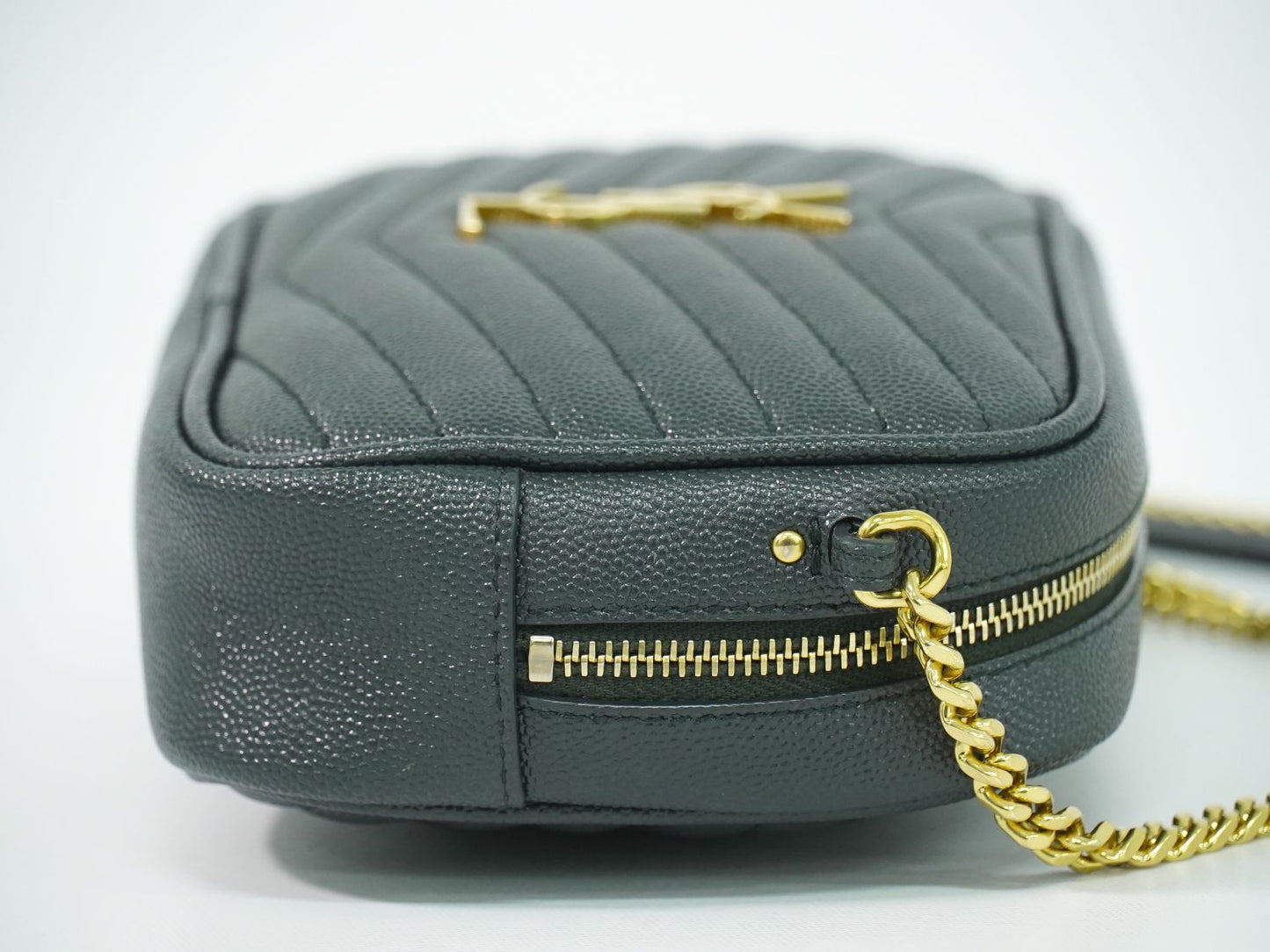 SAINT LAURENT ルー ショルダーバッグ ダークグリーン 612579