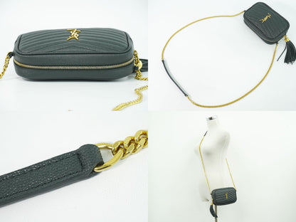 SAINT LAURENT ルー ショルダーバッグ ダークグリーン 612579