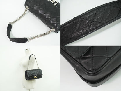 CHANEL ココマーク マトラッセ ショルダーバッグ ブラック