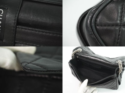 CHANEL ココマーク マトラッセ ショルダーバッグ ブラック