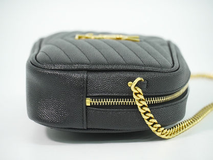 SAINT LAURENT ルー タッセル ショルダーバッグ ブラック