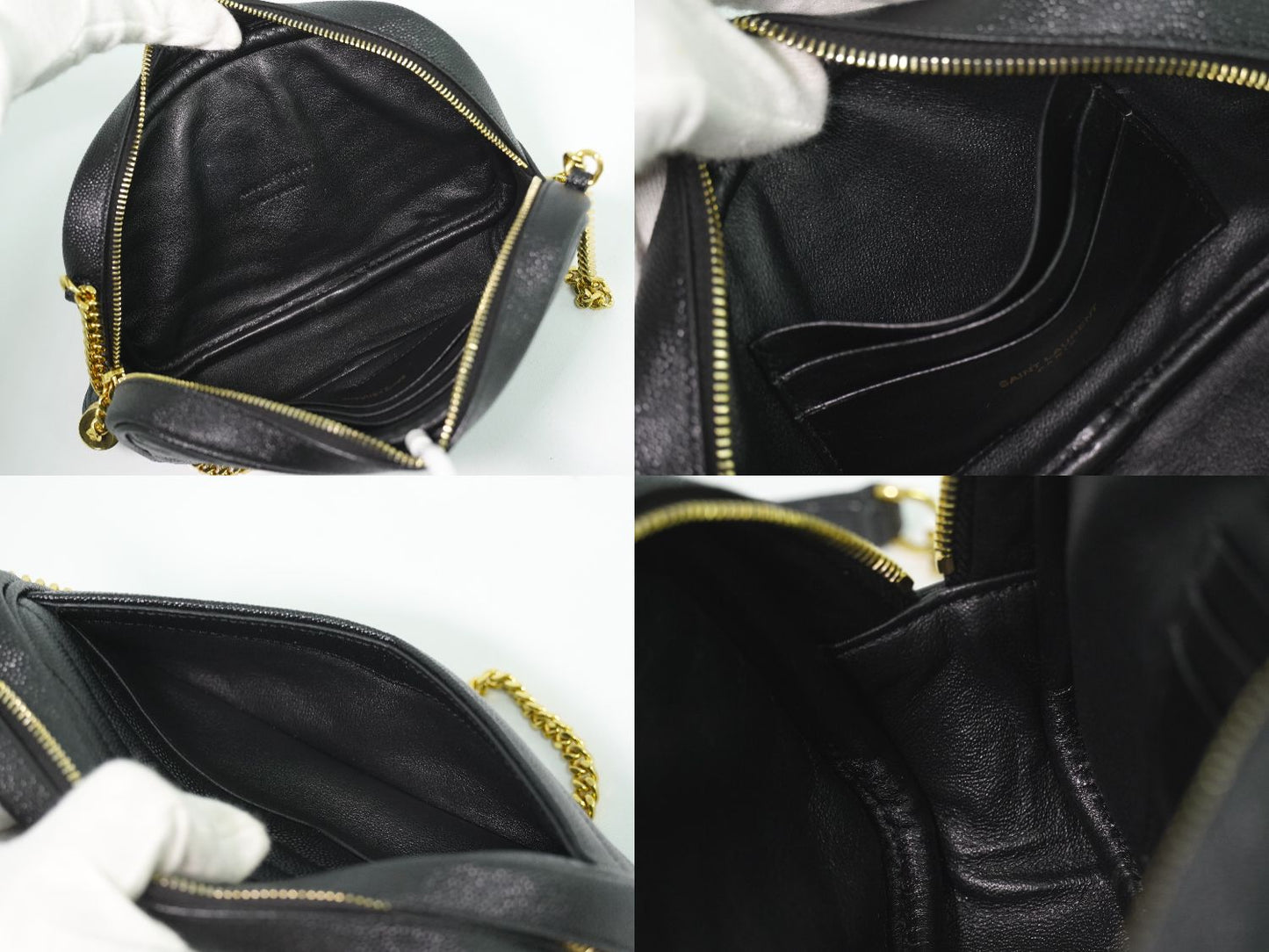 SAINT LAURENT ルー タッセル ショルダーバッグ ブラック
