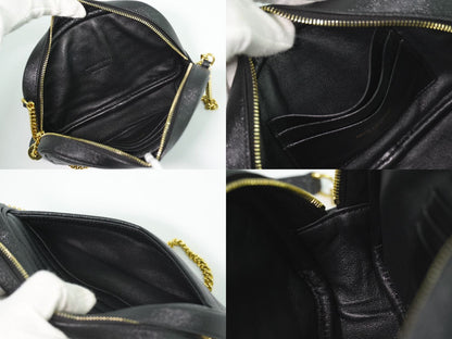 SAINT LAURENT ルー タッセル ショルダーバッグ ブラック