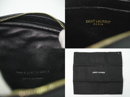 SAINT LAURENT ルー タッセル ショルダーバッグ ブラック