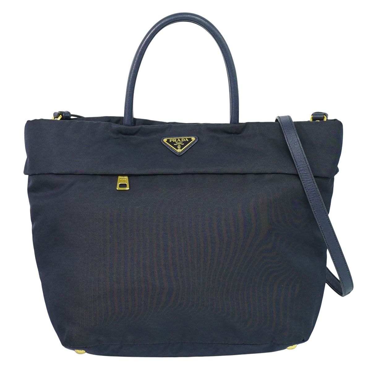 PRADA 2WAY ショルダーバッグ ネイビー BN2531