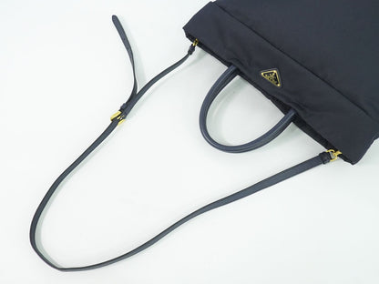 PRADA 2WAY ショルダーバッグ ネイビー BN2531