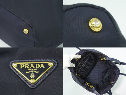 PRADA 2WAY ショルダーバッグ ネイビー BN2531
