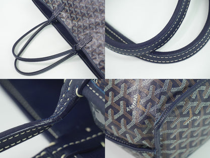 GOYARD アンジュ PM トートバッグ ネイビー