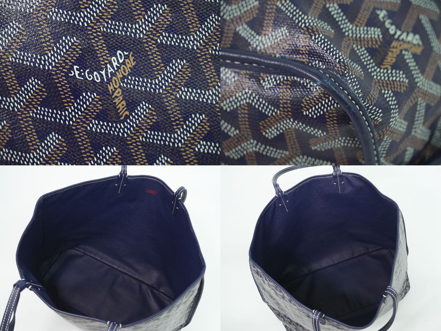 GOYARD アンジュ PM トートバッグ ネイビー