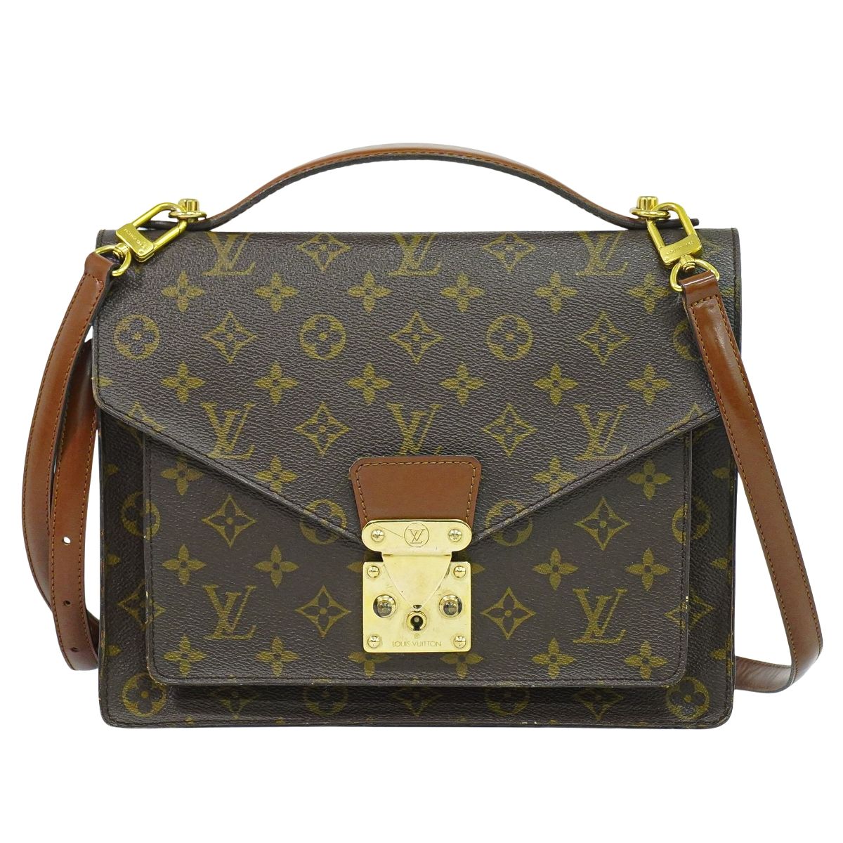 LOUIS VUITTON モンソー モノグラム 2WAY ショルダーバッグ M51185