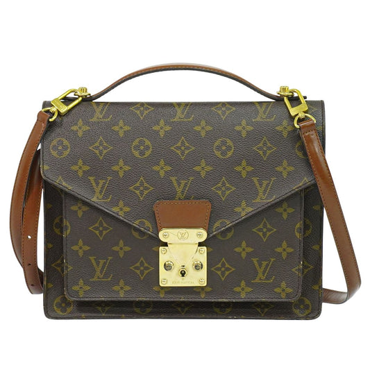 LOUIS VUITTON モンソー モノグラム 2WAY ショルダーバッグ M51185