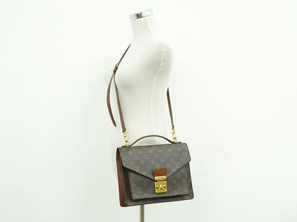 LOUIS VUITTON モンソー モノグラム 2WAY ショルダーバッグ M51185