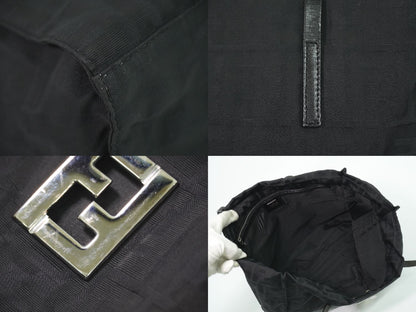 FENDI ズッカ ショルダーバッグ ブラック 15562