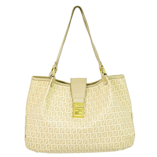 FENDI ズッキーノ ショルダーバッグ ベージュ 8BR661