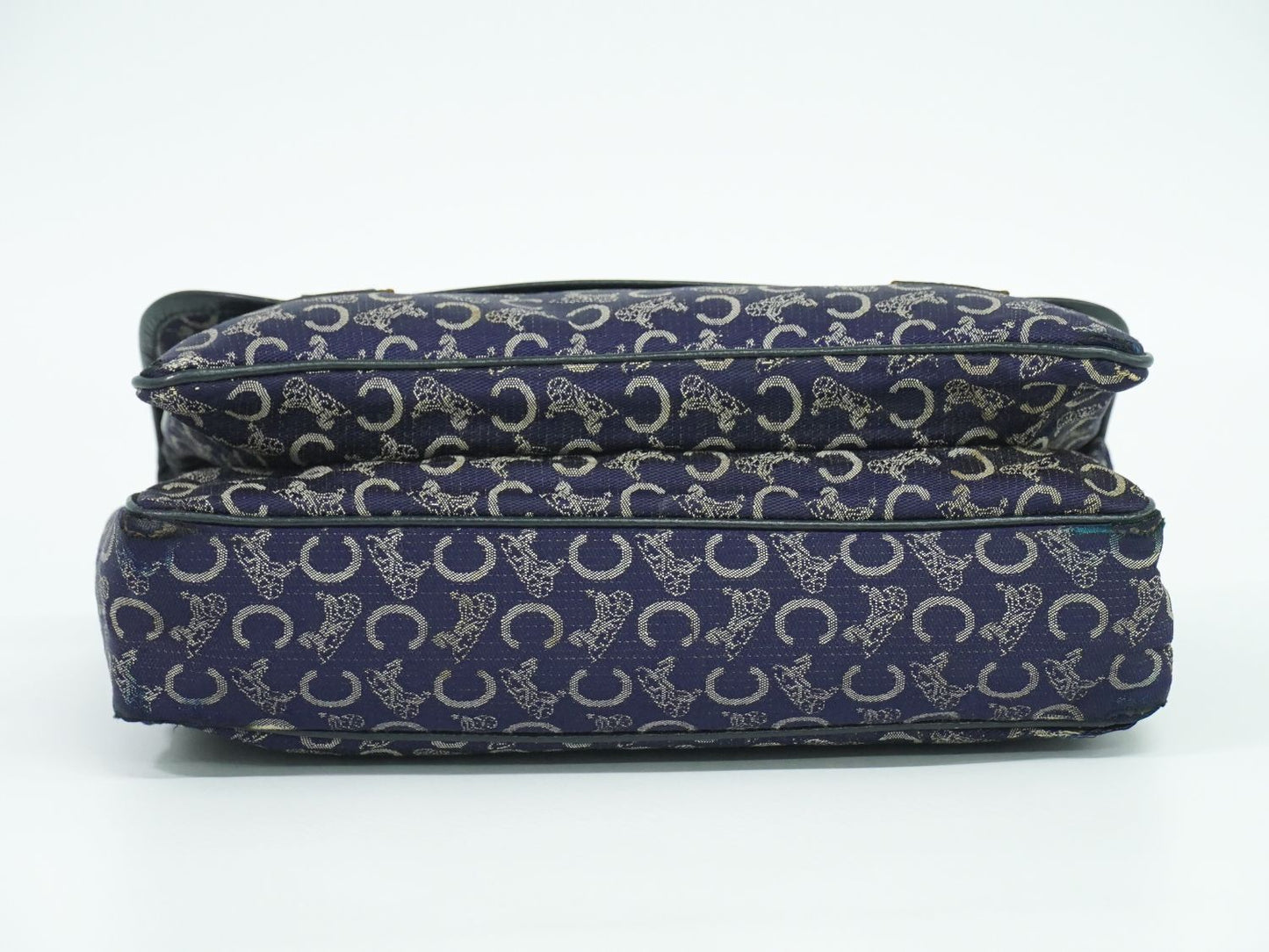 CELINE Cサルキー ハンドバッグ ネイビー