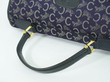 CELINE Cサルキー ハンドバッグ ネイビー