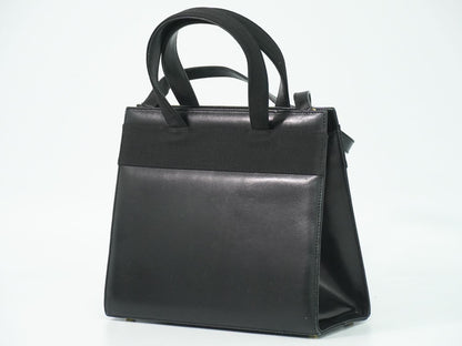 Salvatore Ferragamo ヴァラ リボン 2WAY ショルダーバッグ ブラック