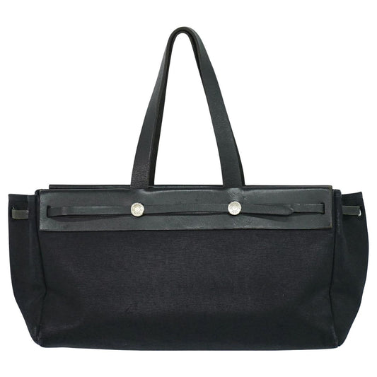 HERMES エールバッグ カバス GM トートバッグ ブラック