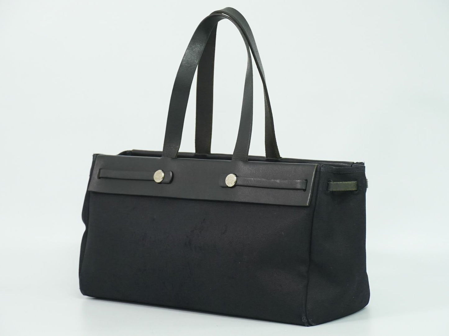 HERMES エールバッグ カバス GM トートバッグ ブラック